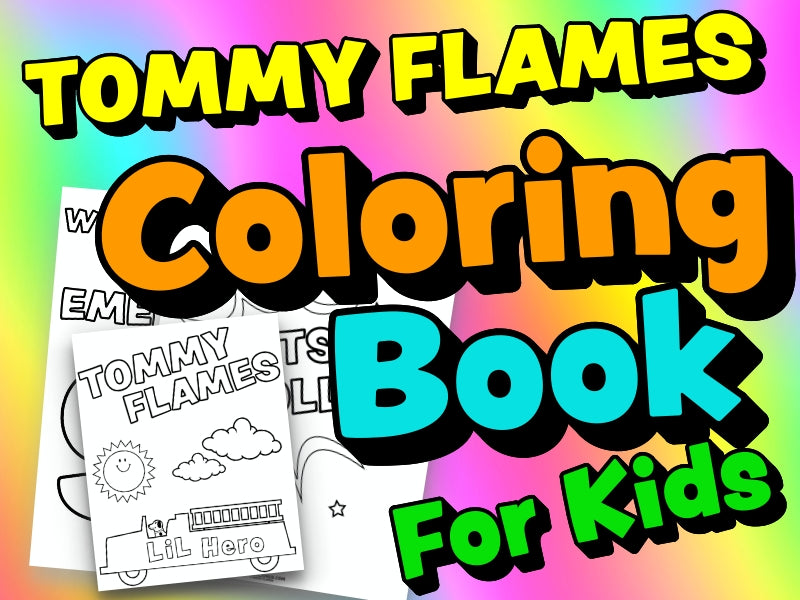 COLORING BOOK VIDEO - TOMMY FLAMES COLORING BOOK